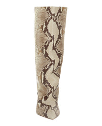 Paris Texas Womens Ines Printed Python Mid-Calf Boots