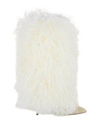 Paris Texas Womens Furry Mid-Calf Boots