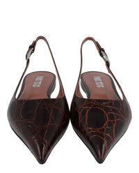Paris Texas Womens Jessica Slingback Flats