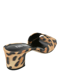 Paris Texas Womens Leopard Print Lara Mules