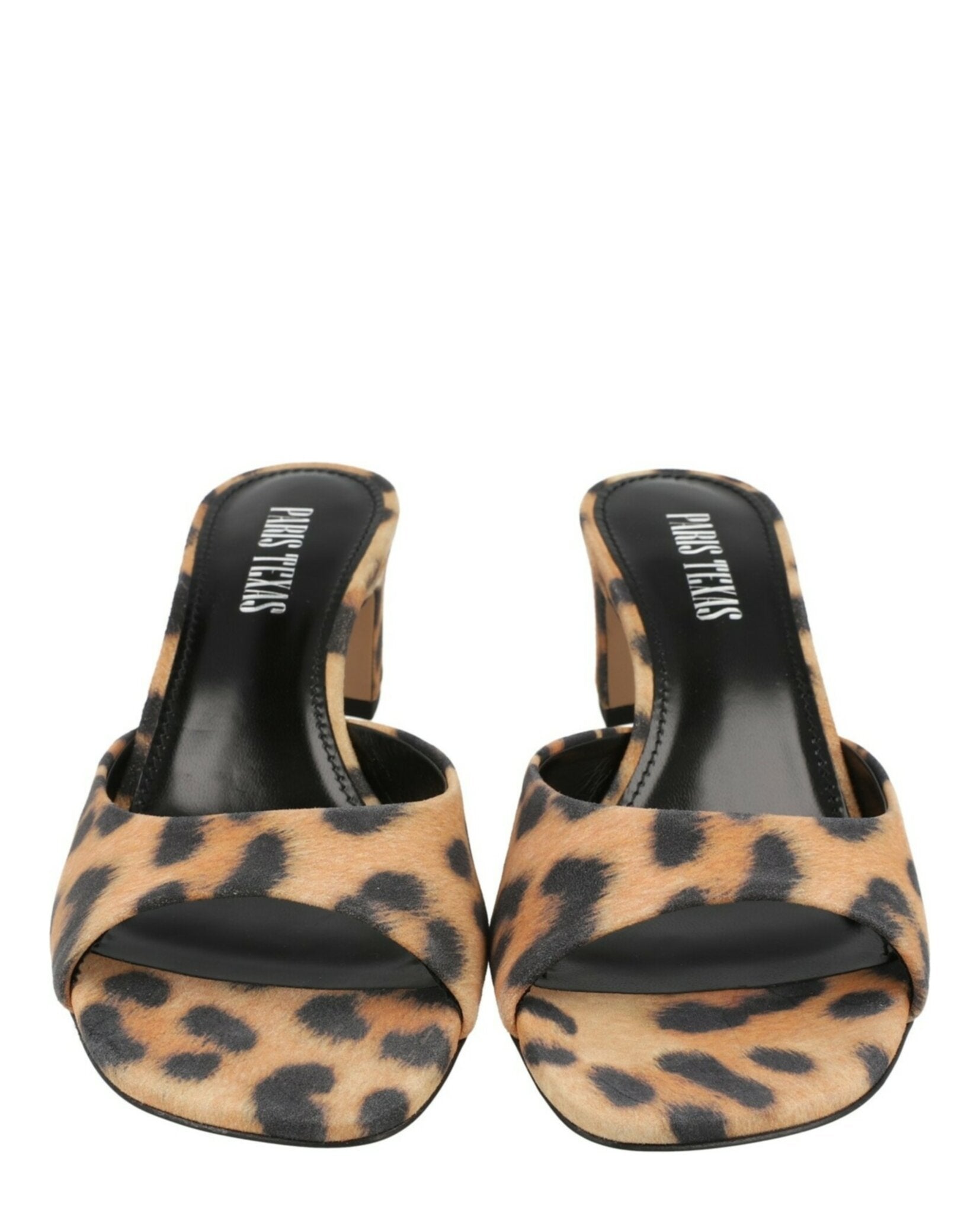 Paris Texas Womens Leopard Print Lara Mules