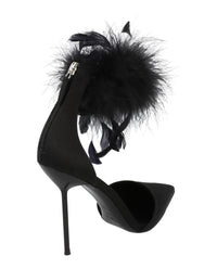 Paris Texas Womens Lidia Feather Pumps