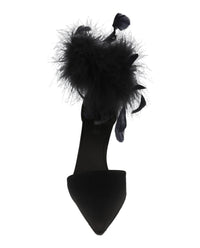 Paris Texas Womens Lidia Feather Pumps