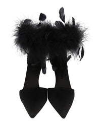 Paris Texas Womens Lidia Feather Pumps