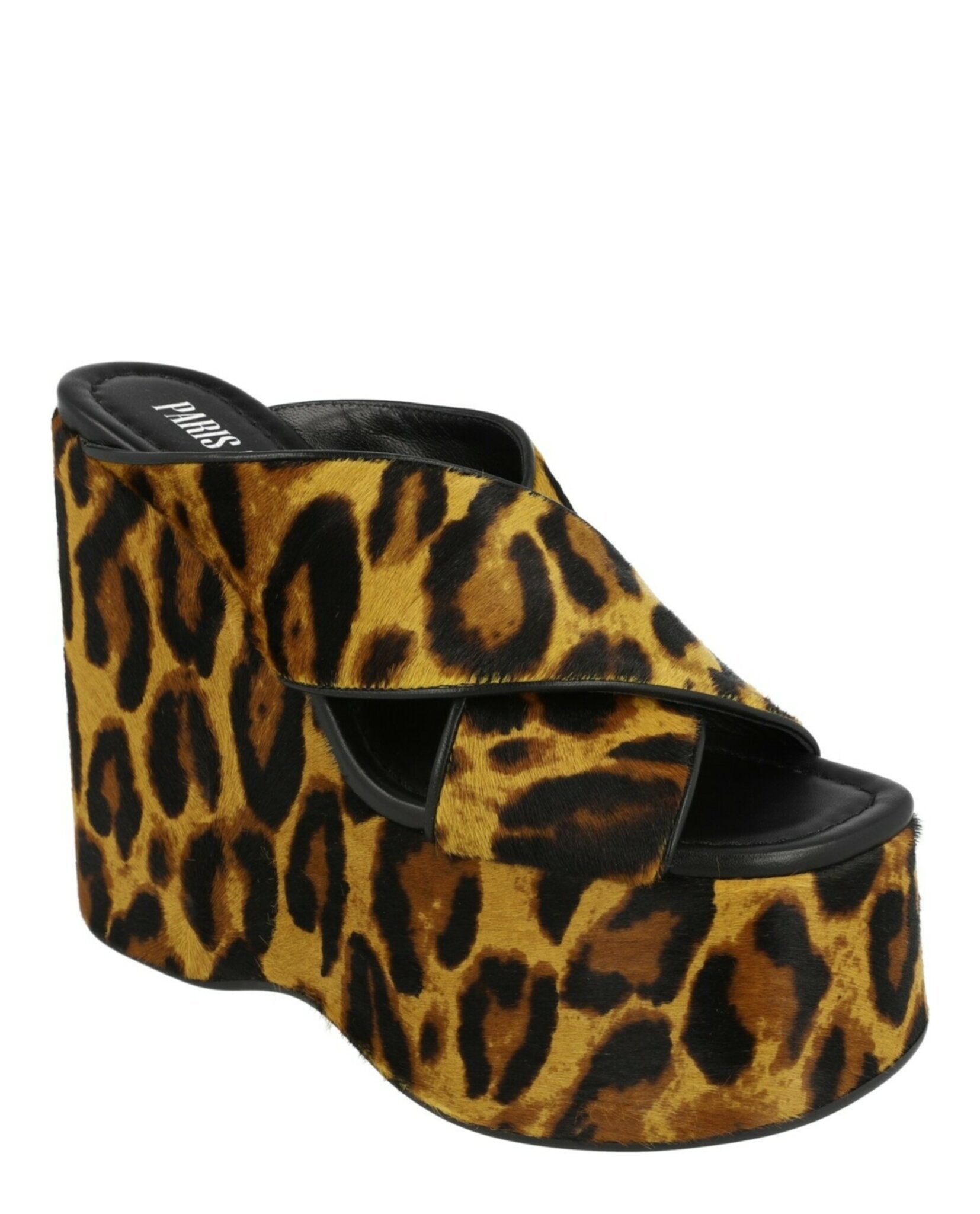 Paris Texas Womens Leopard Print Mara Mules