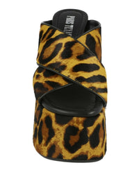 Paris Texas Womens Leopard Print Mara Mules
