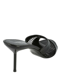 Paris Texas Womens Lidia Patent Leather And Mesh Mules