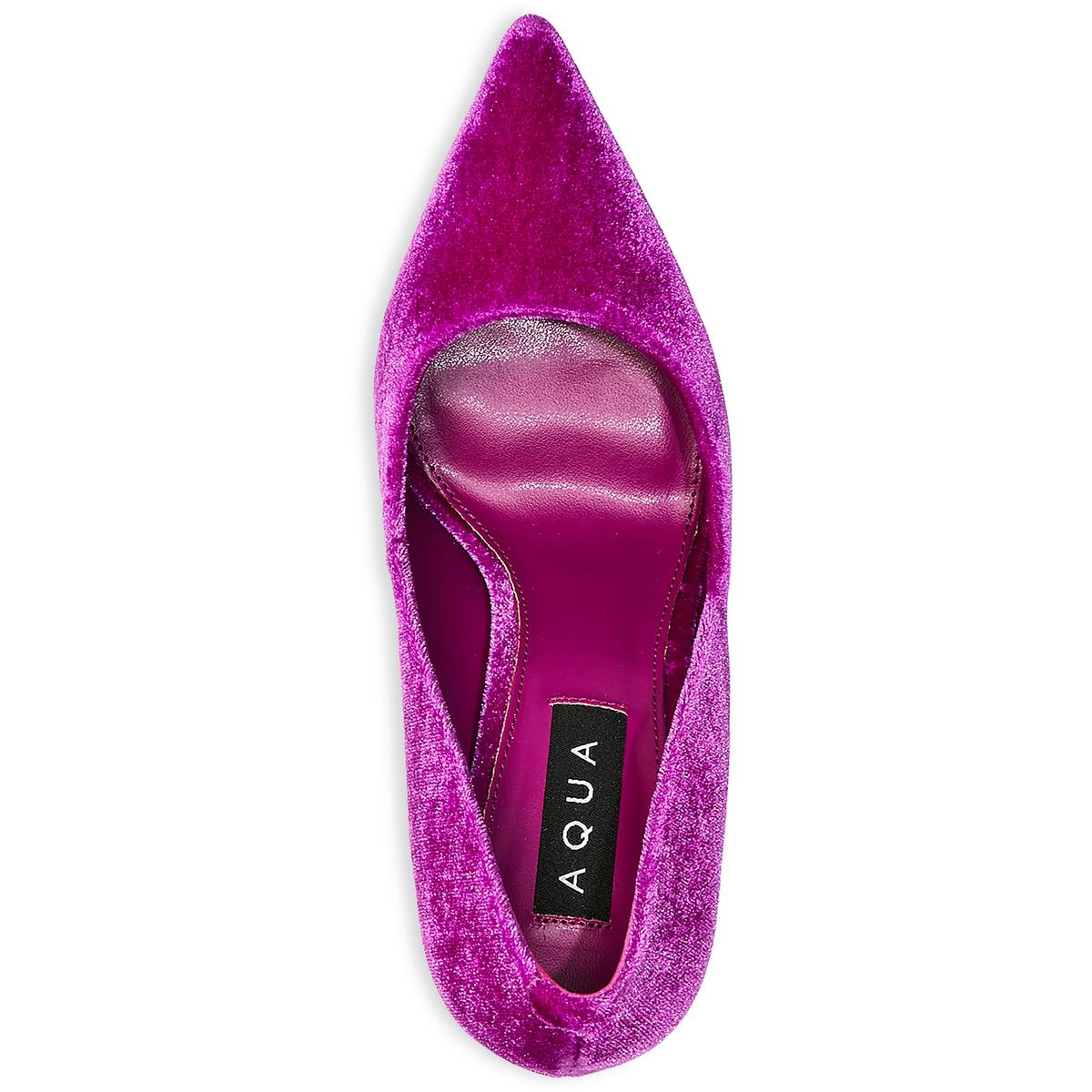 Brit Womens Velvet Slip-On Pumps