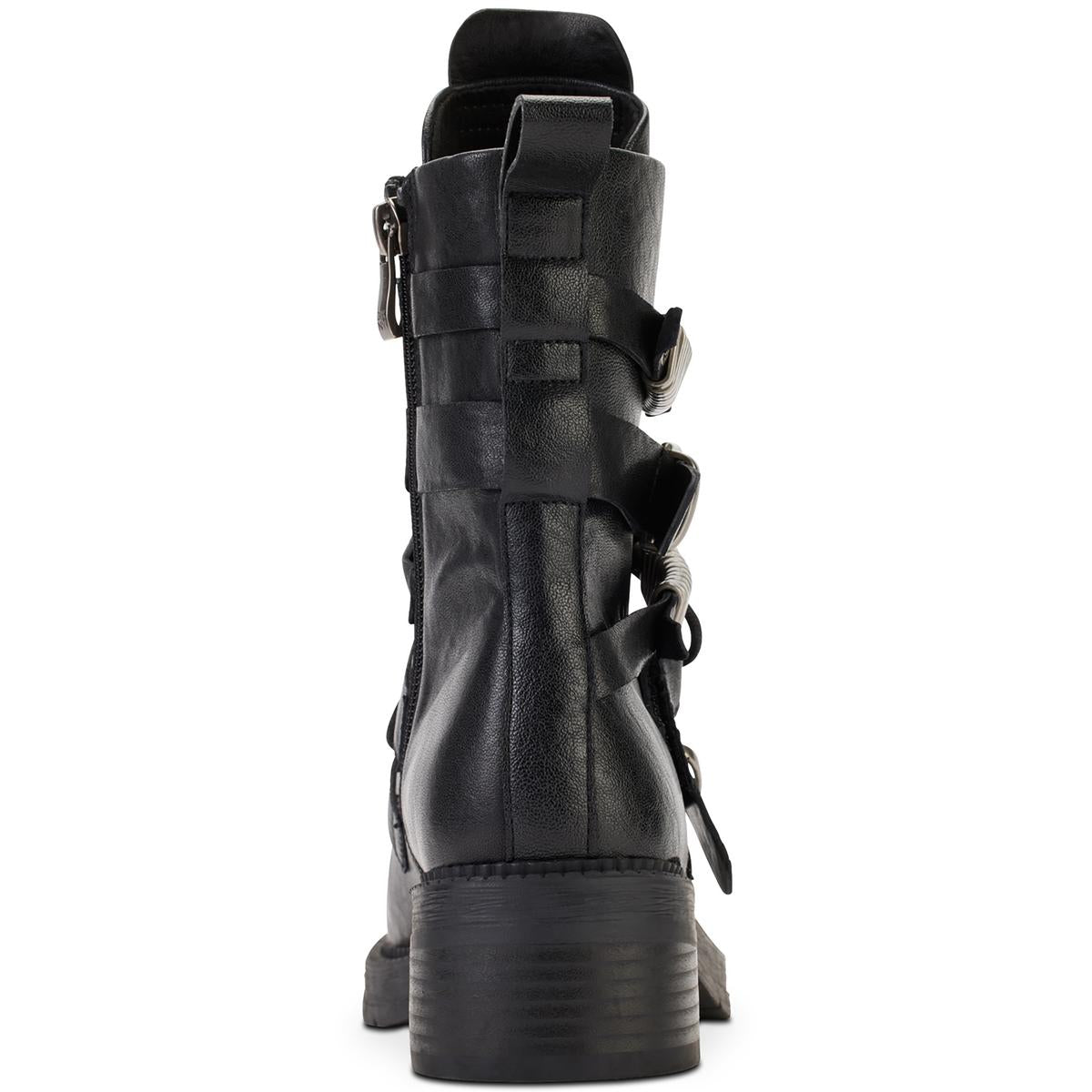 Ita  Womens Leather Strappy Ankle Boots