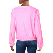 Alyssa Womens Terry Pullover Sweatshirt