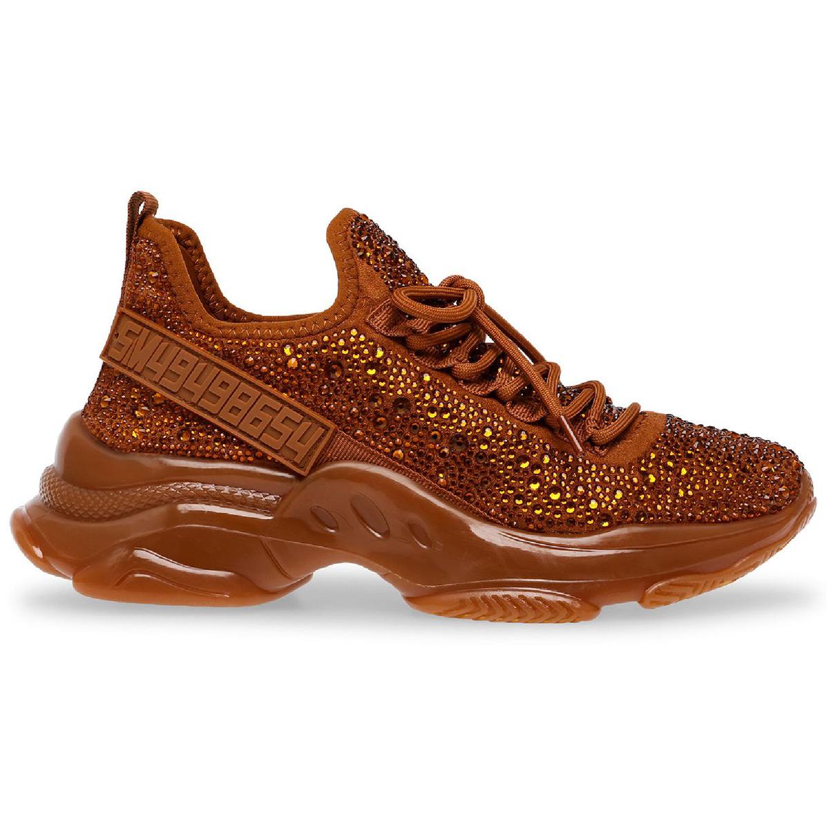 Maxima Womens Embellished Low Top Casual and Fashion Sneakers