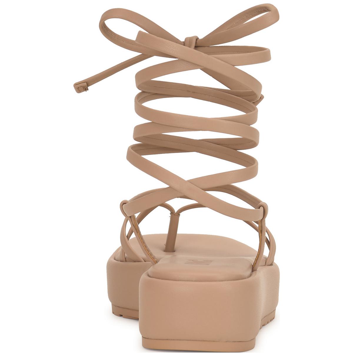 Rexile Womens Strappy Flatform Sandals