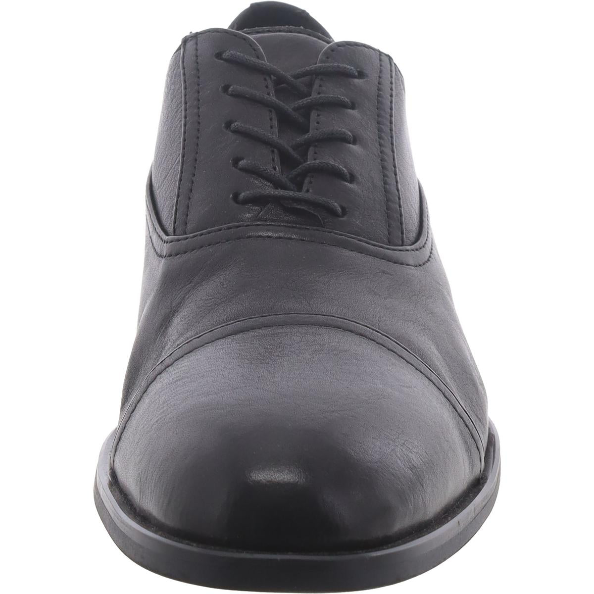 Princeton Mens Leather Lace-Up Oxfords