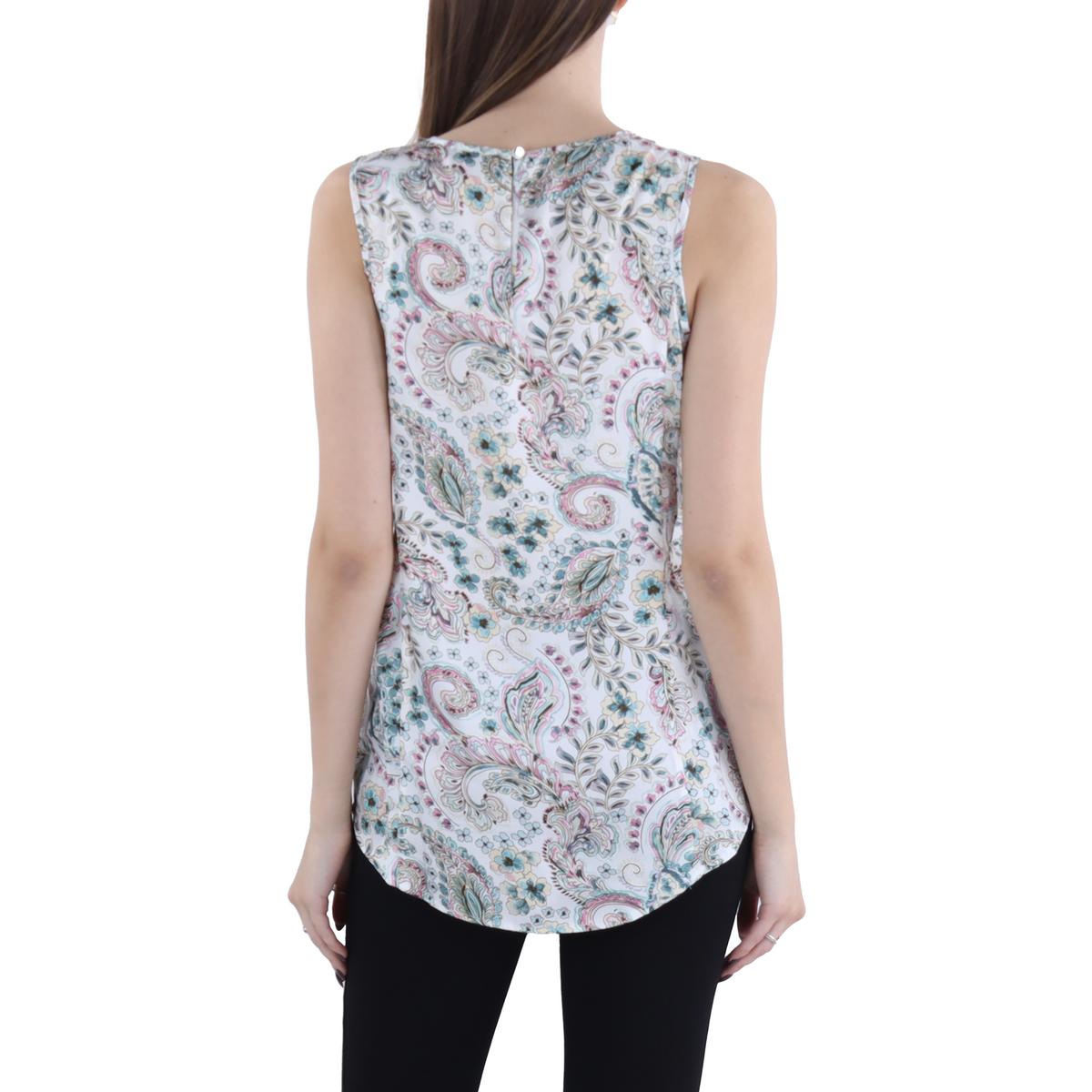 Womens Paisley Tunic Shell
