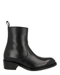 Brioni Mens Vitello Roma Leather Boots