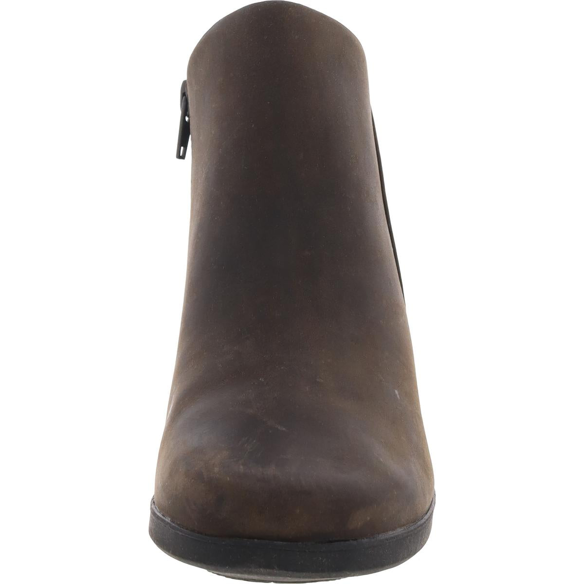 Un Lindel Zip Womens Leather Embossed Ankle Boots