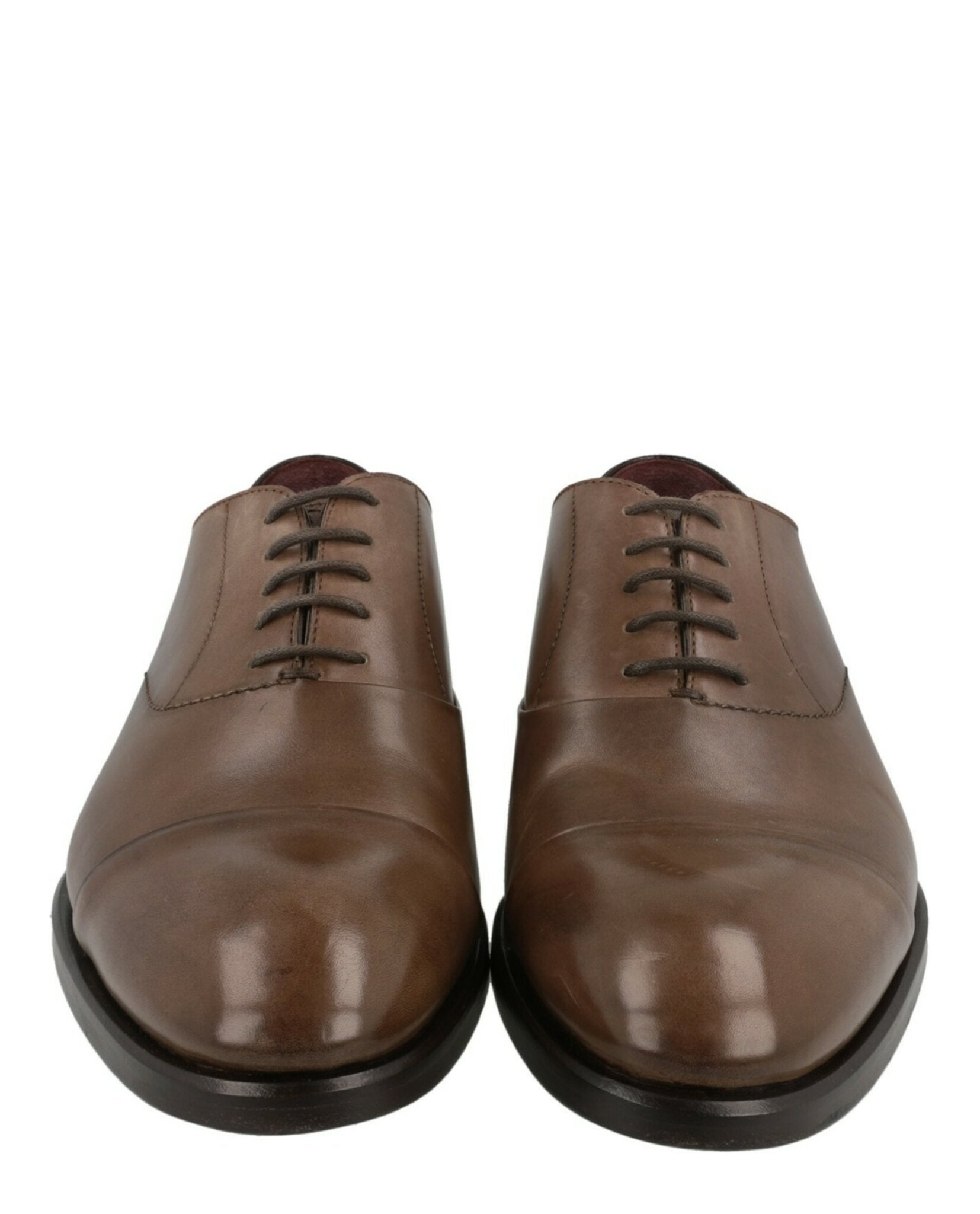 Brioni Mens Vitello Leather Oxfords