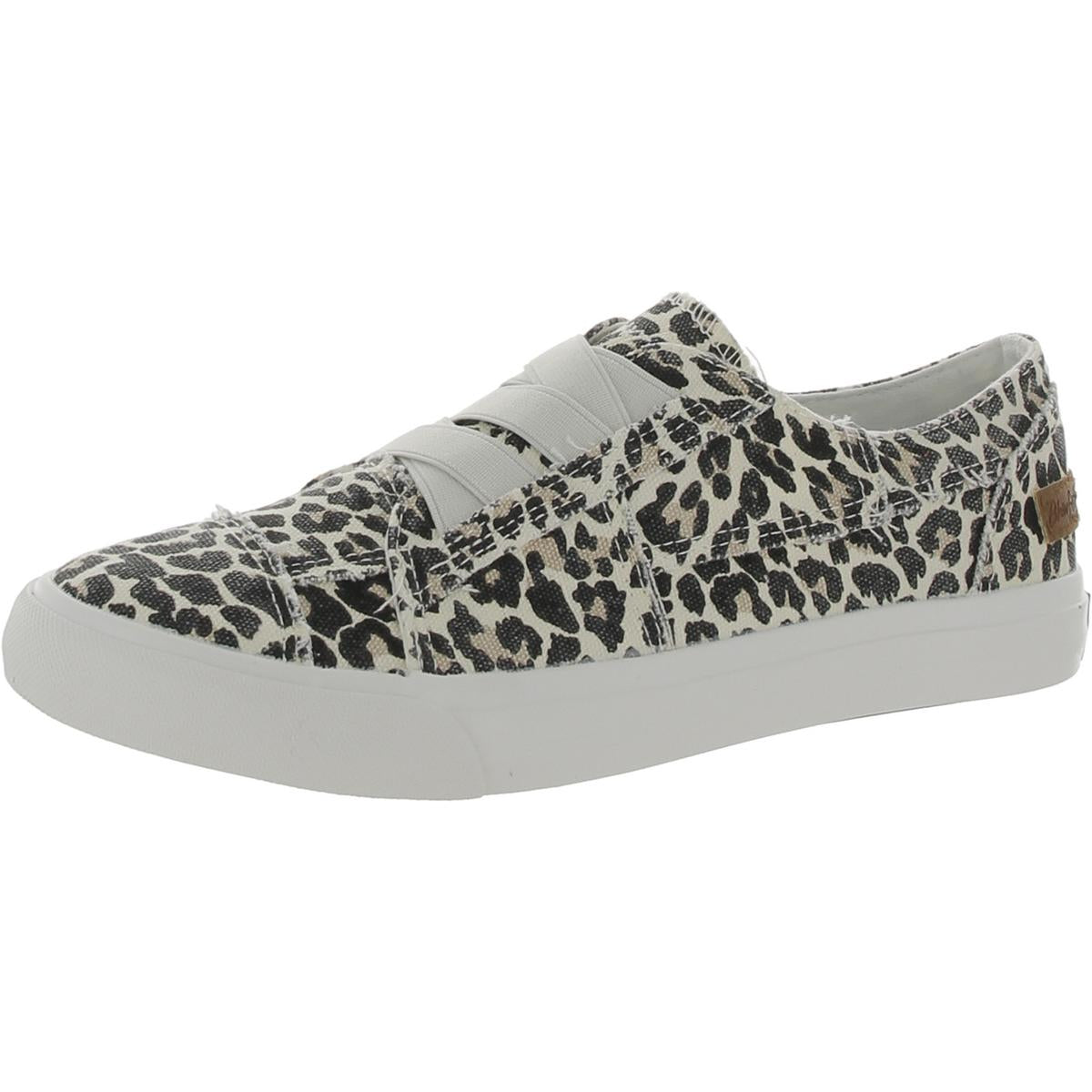 Marley Womens Comfort Insole Slip On Casual Shoes 8.5 Medium Creme City Kitty Canvas