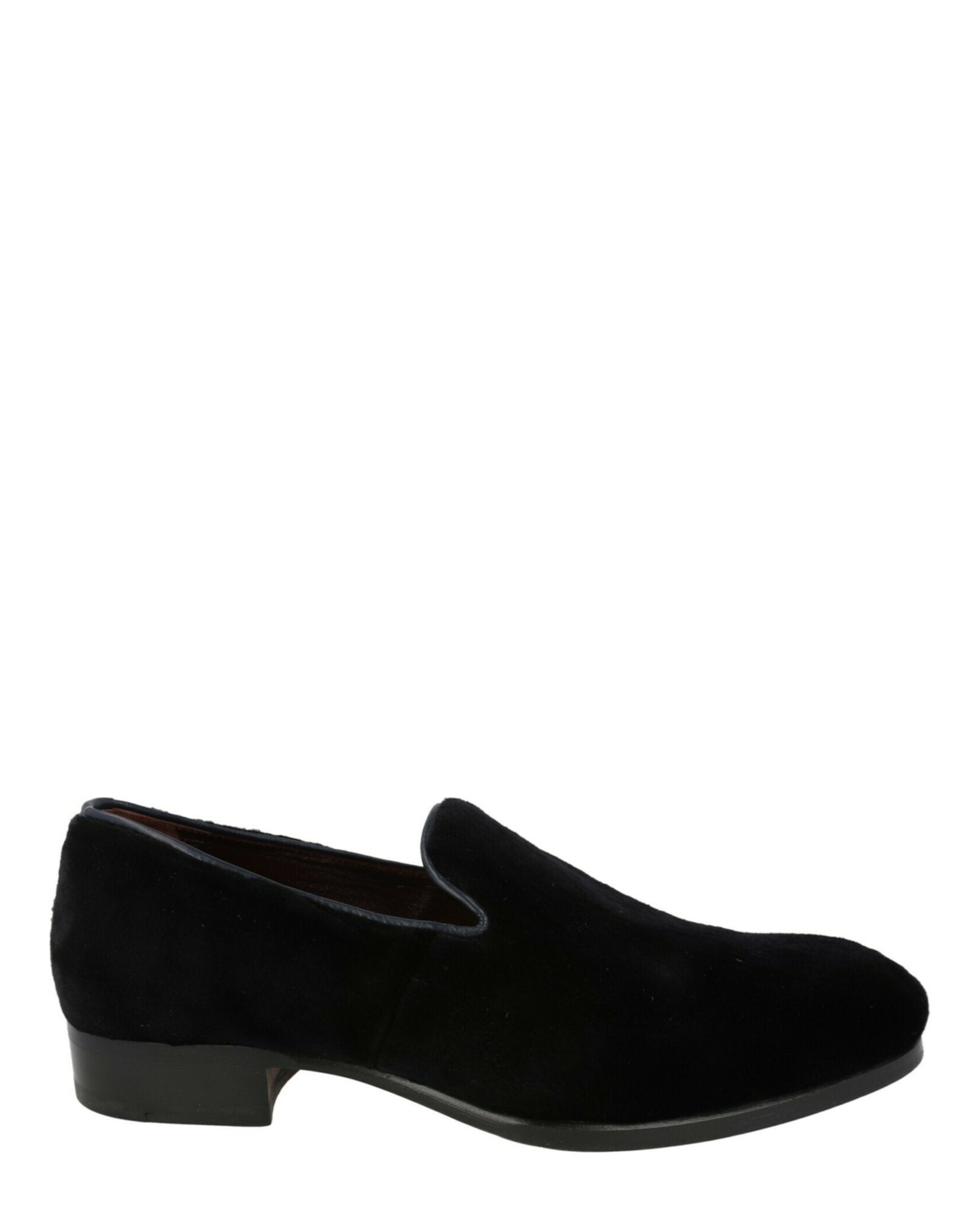 Brioni Mens Velvet Lounge Loafers