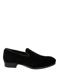 Brioni Mens Velvet Lounge Loafers