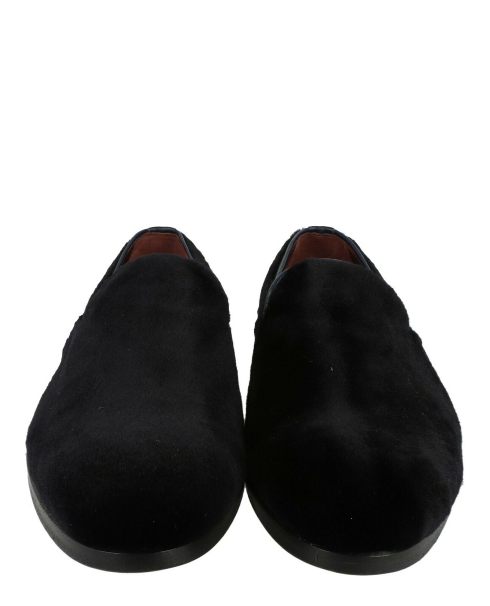 Brioni Mens Velvet Lounge Loafers