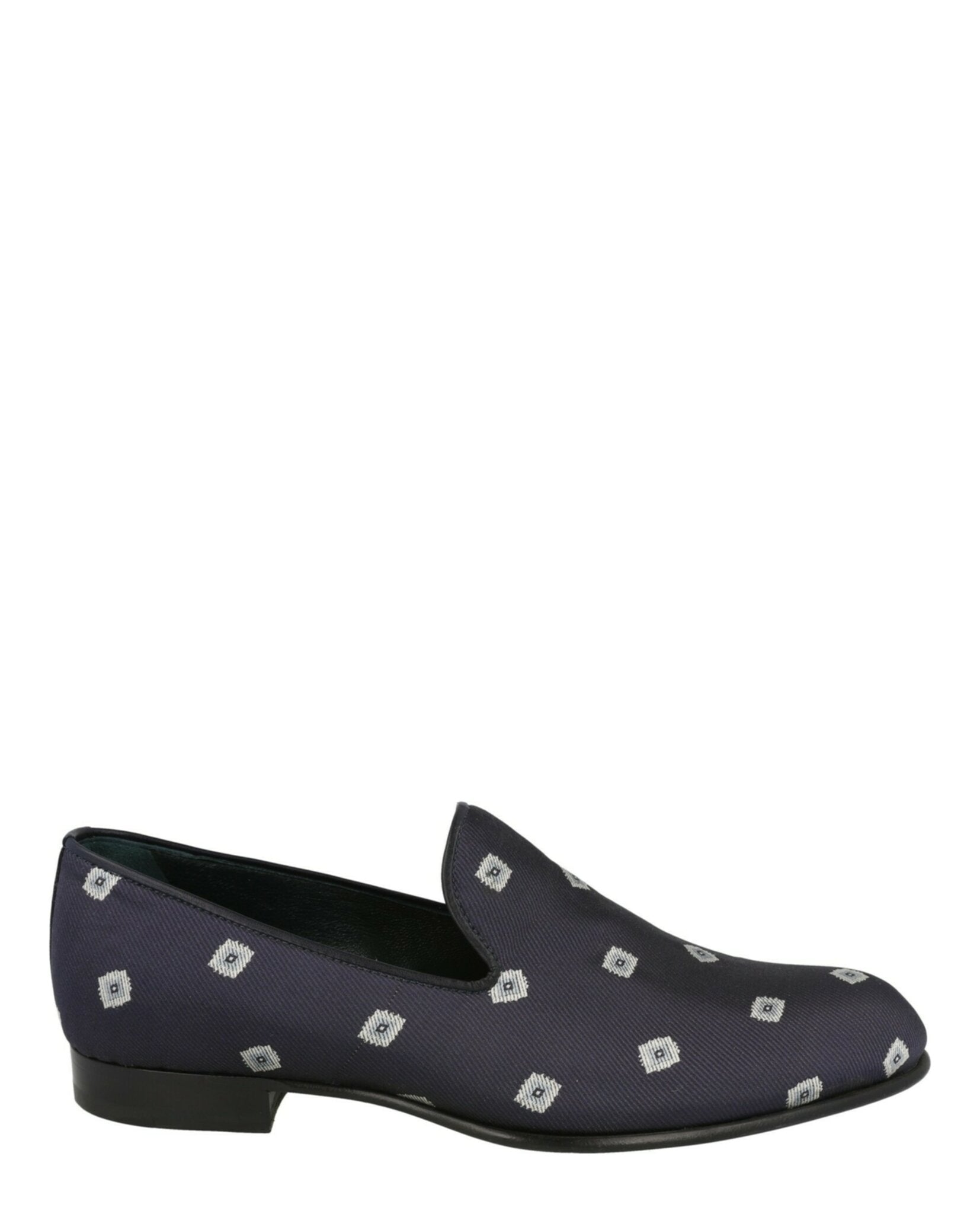 Brioni Mens Geo Print Evening Loafers