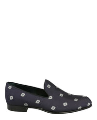 Brioni Mens Geo Print Evening Loafers