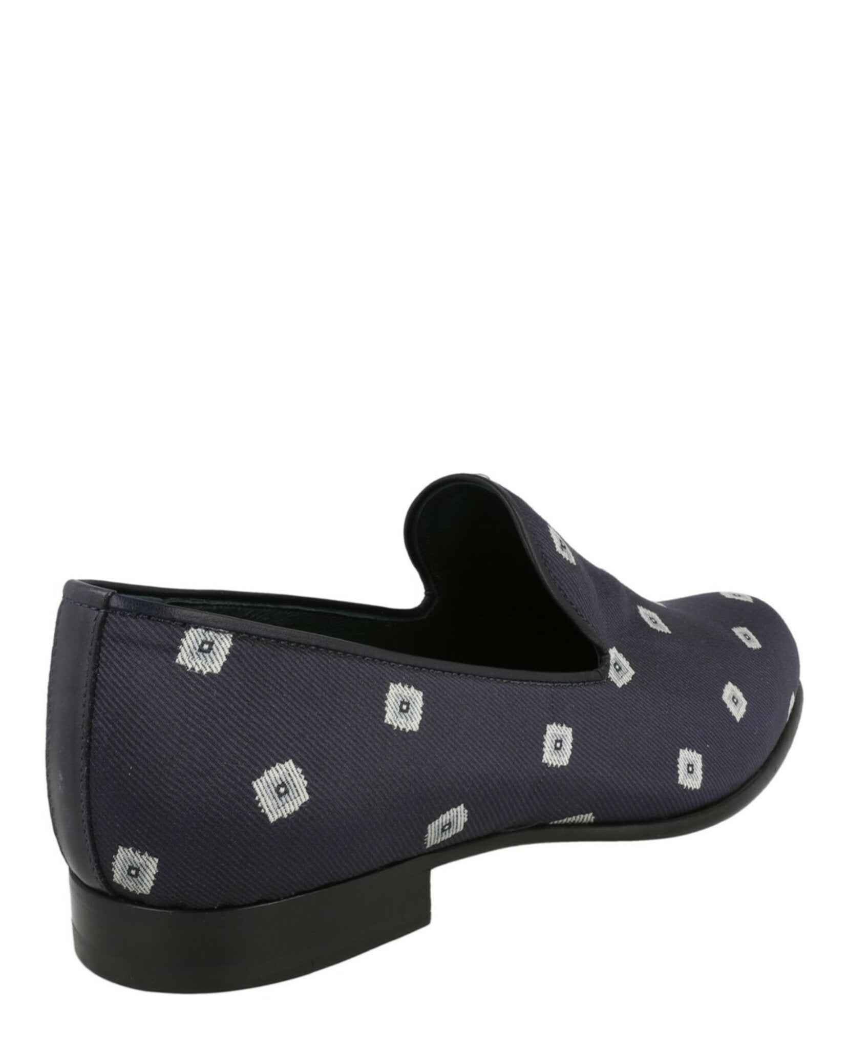 Brioni Mens Geo Print Evening Loafers