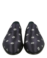 Brioni Mens Geo Print Evening Loafers