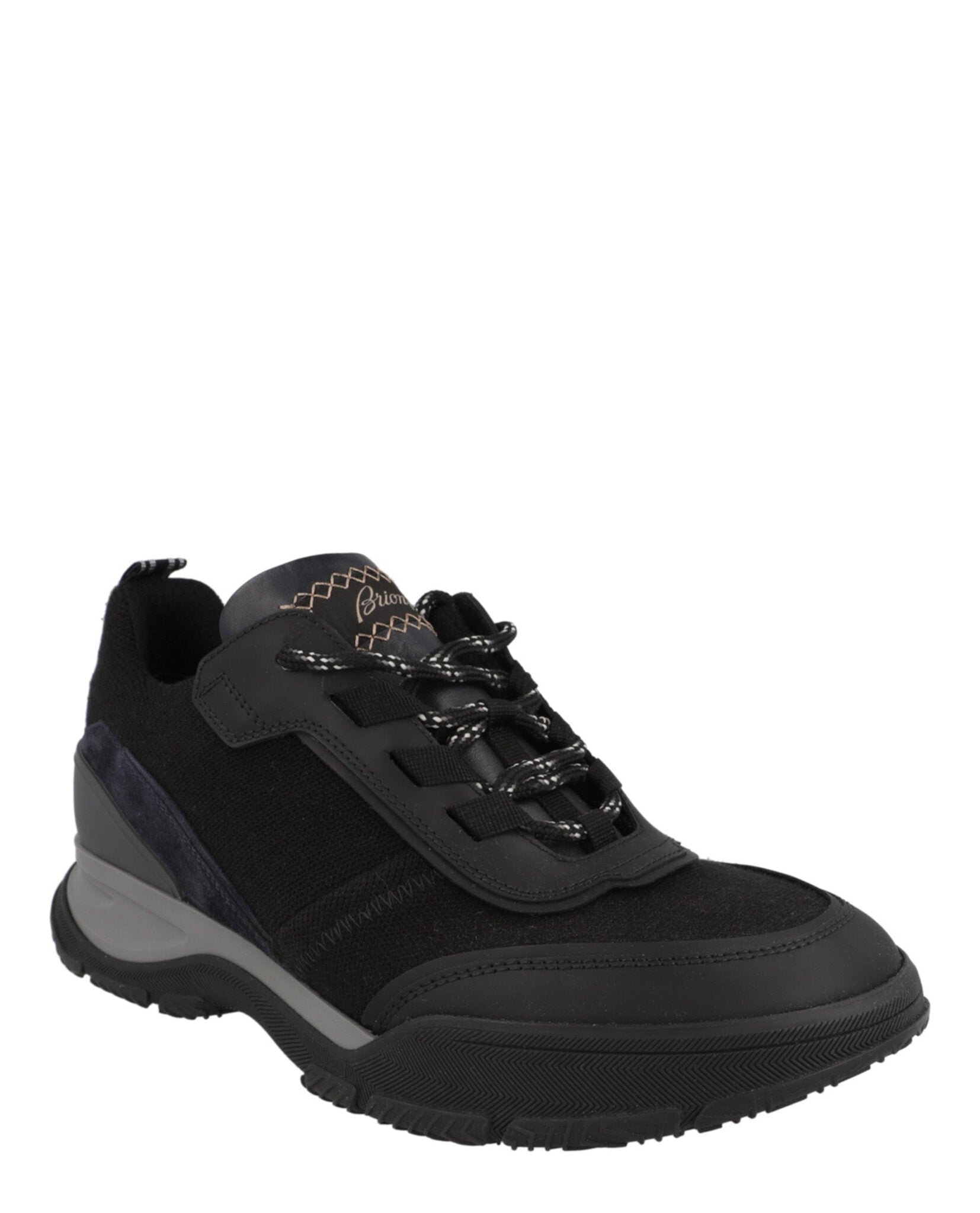 Brioni Mens Crossing Low-Top Sneakers