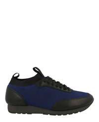 Brioni Mens Mesh Sock-Collar Runner Sneakers