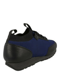 Brioni Mens Mesh Sock-Collar Runner Sneakers