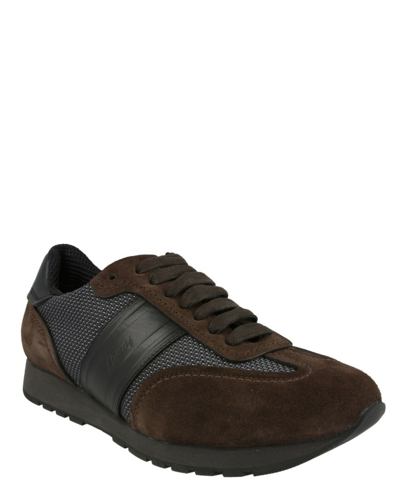 Brioni Mens Woven Runner Sneakers
