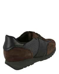 Brioni Mens Woven Runner Sneakers