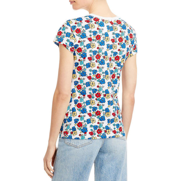 Liberty Womens Pima Cotton Floral T-Shirt
