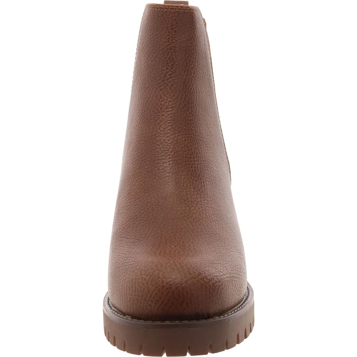 Jody Womens Faux Leather Ankle Chelsea Boots