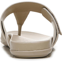 Genn-Twirl Womens Faux Leather Slide Sandals Taupe