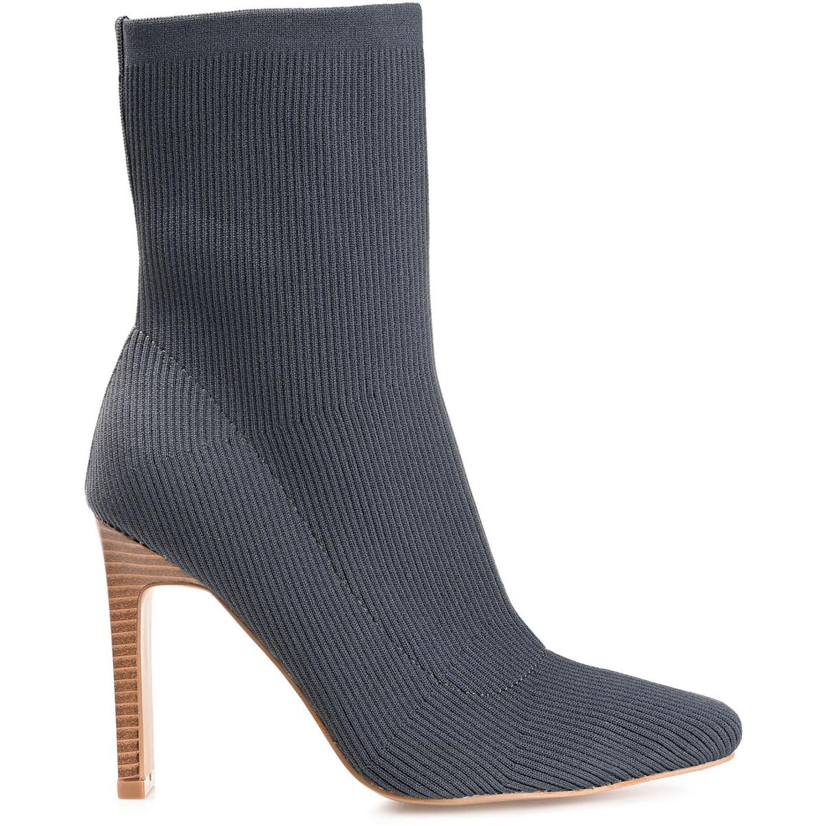 Elissa Womens Comfort Insole Knit Ankle Boots