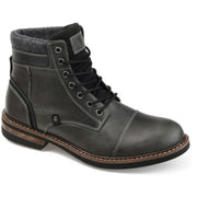 Yukon Mens Leather Lace-Up Ankle Boots