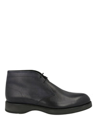 Brioni Mens Desert Leather Ankle Boots