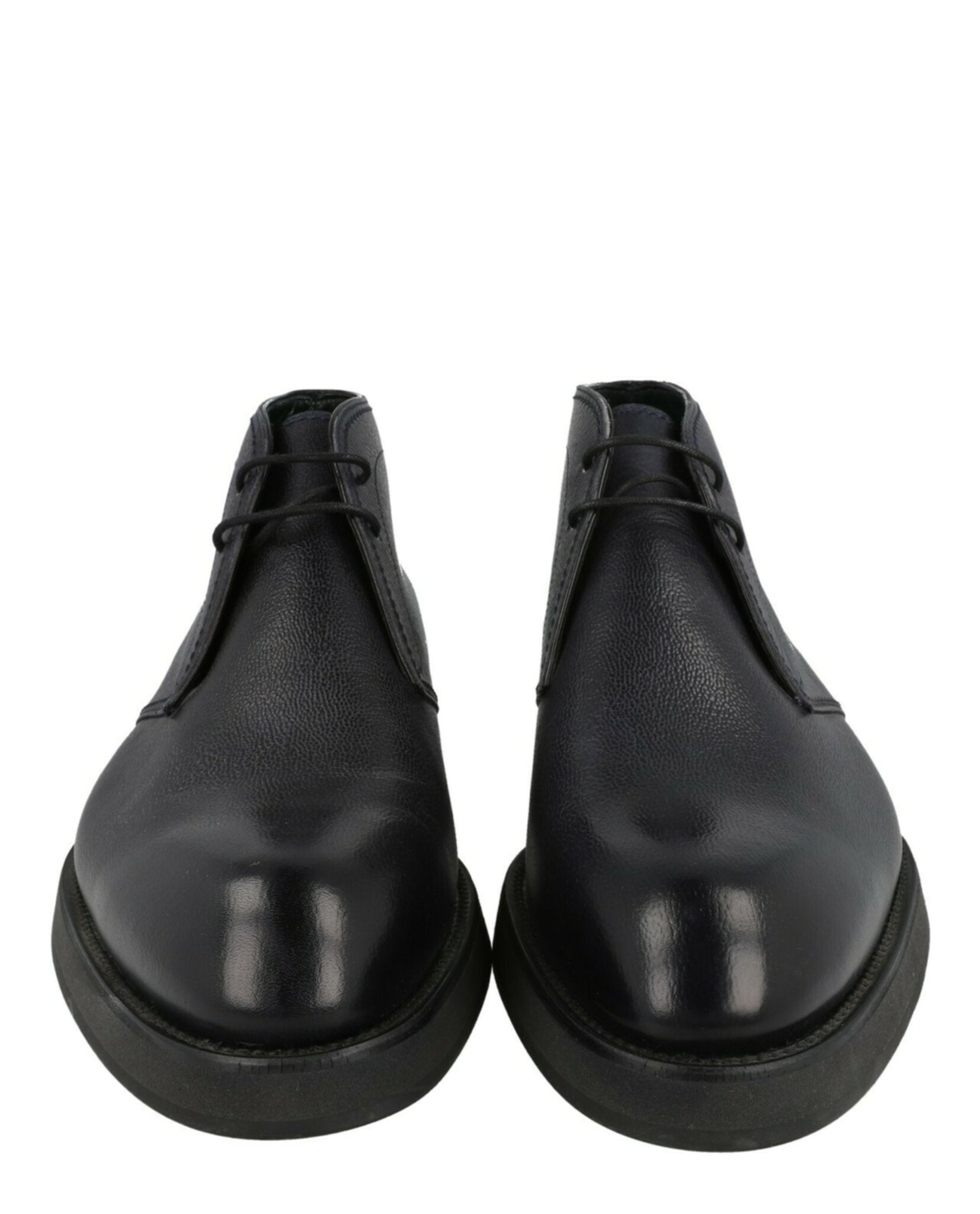 Brioni Mens Desert Leather Ankle Boots