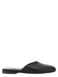 Brioni Women Leather Sabots