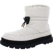 Kailee Womens Leather Slip On Winter & Snow Boots