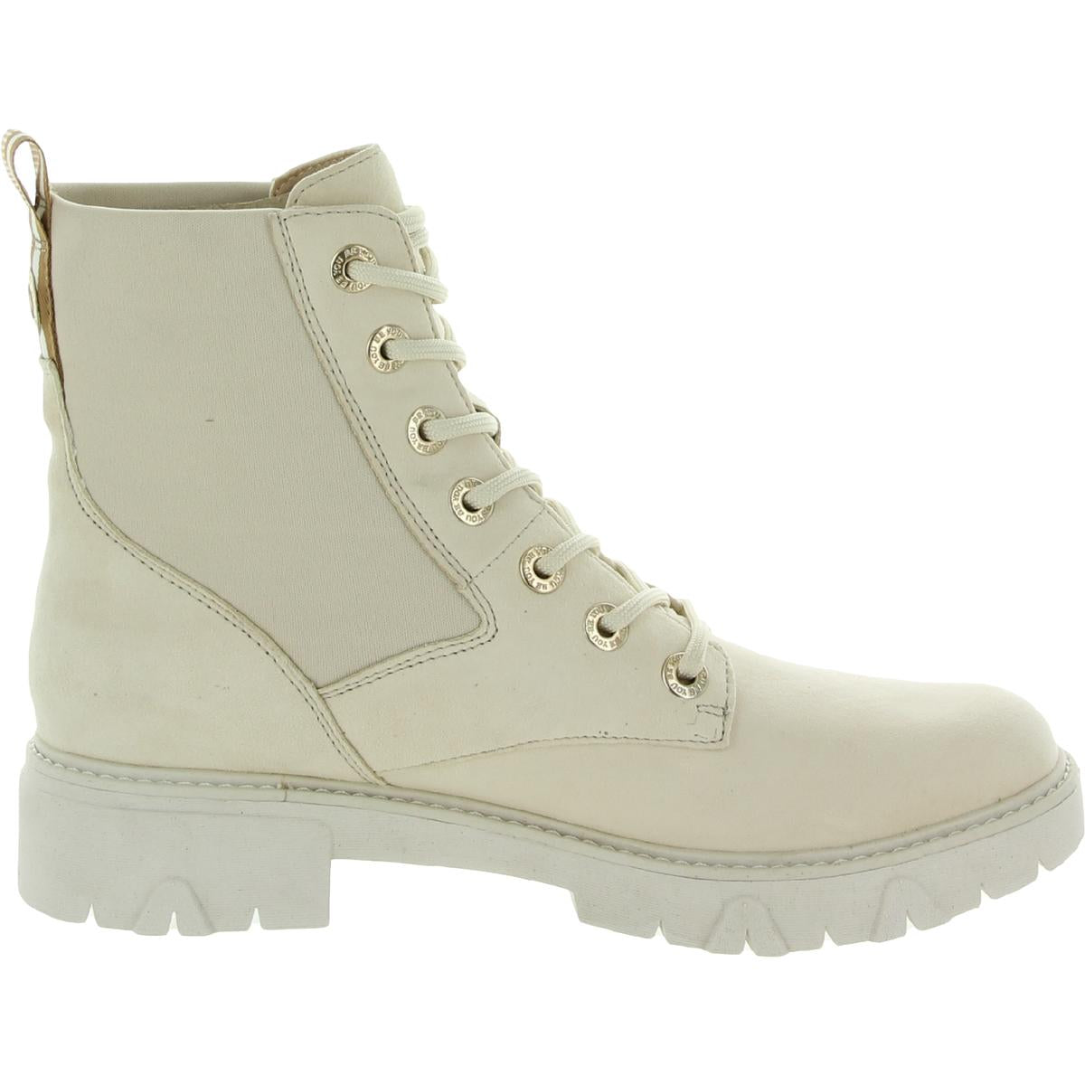 Hudson Womens Arch Support Ankle Combat & Lace-up Boots