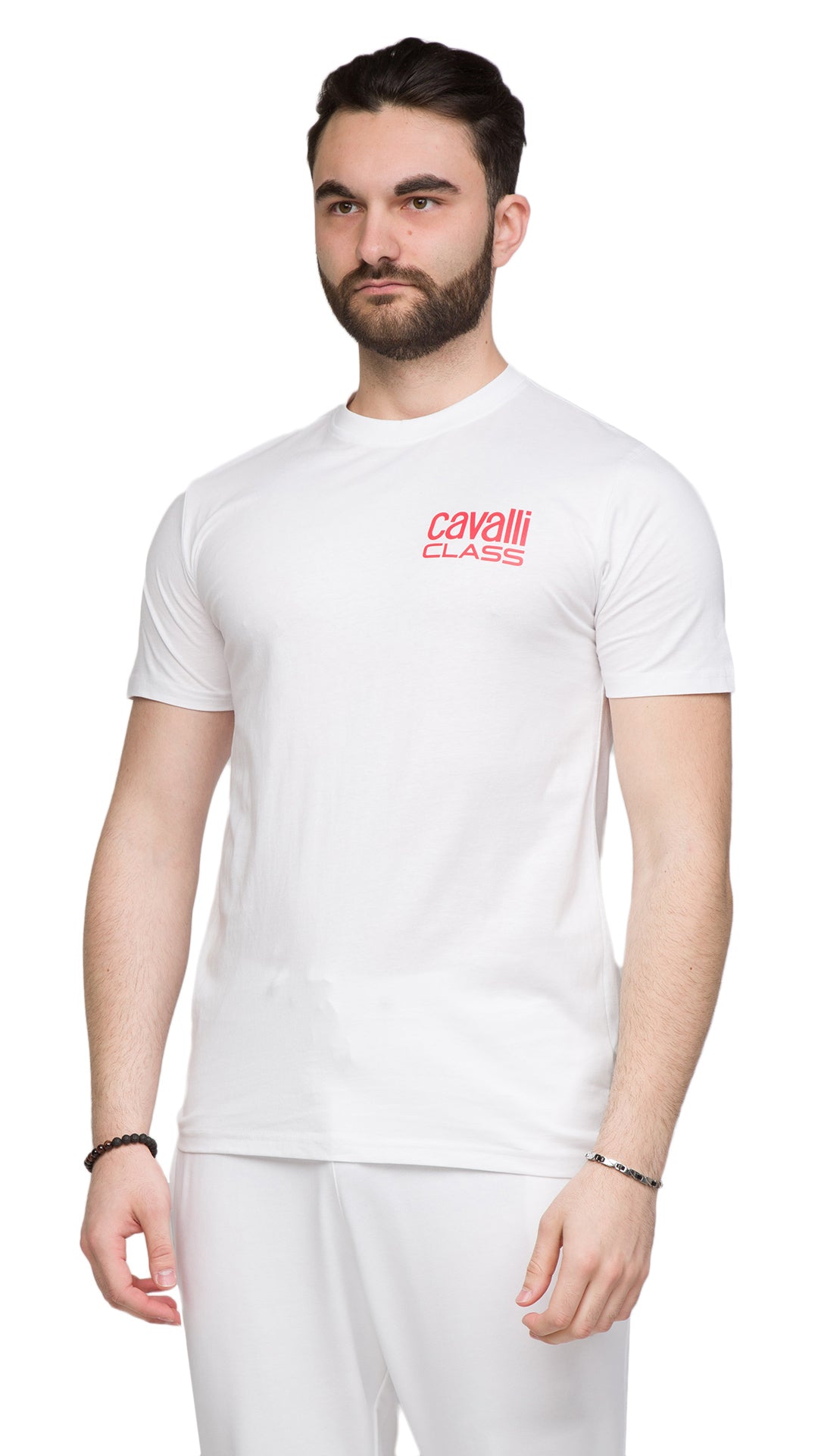 Cavalli Class Signature Logo Fashion T-Shirt-