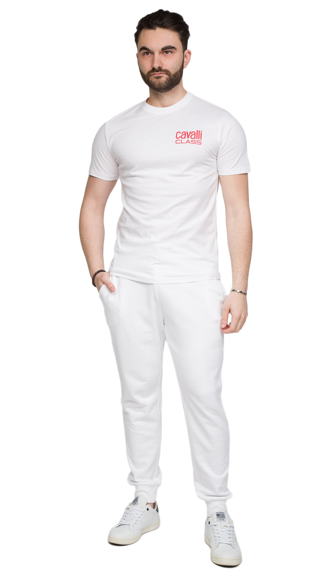 Cavalli Class Signature Logo Fashion T-Shirt-