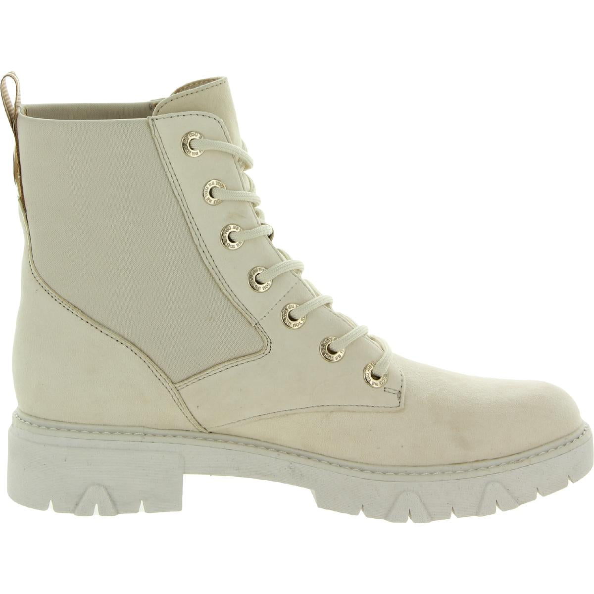 Hudson Womens Arch Support Ankle Combat & Lace-up Boots