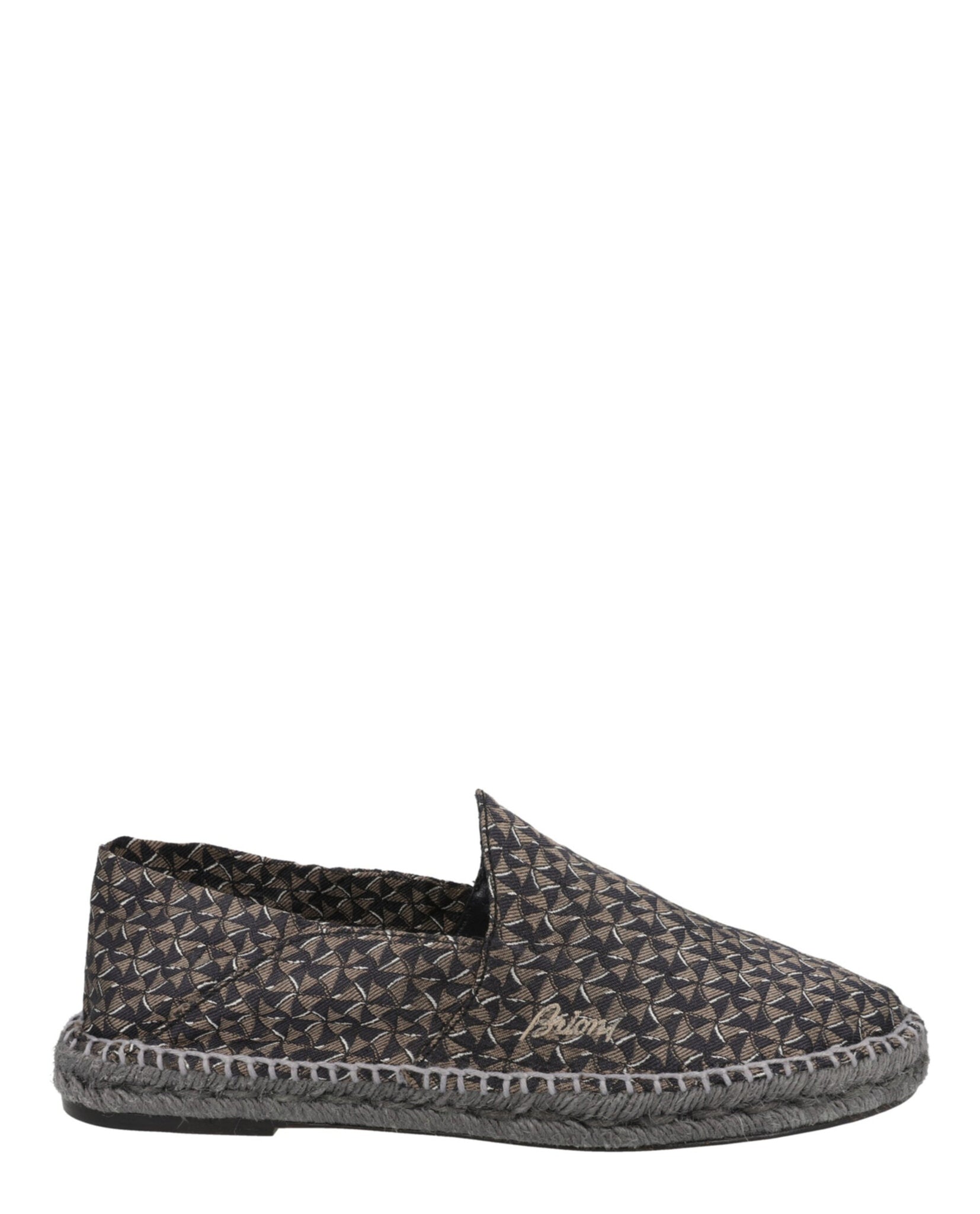 Brioni Mens Slip-On Patterned Espadrilles