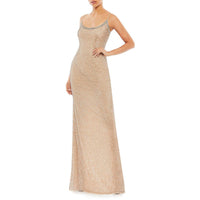 Womens Mesh Embellished Evening Dress1