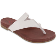 Patriciaa Womens Faux Leather Summer Thong Sandals